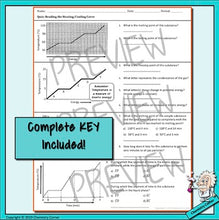 Load image into Gallery viewer, Chemistry Quiz: Reading the Heating/Cooling Curve