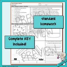 Load image into Gallery viewer, Chemistry Homework: Phase Changes and Energy