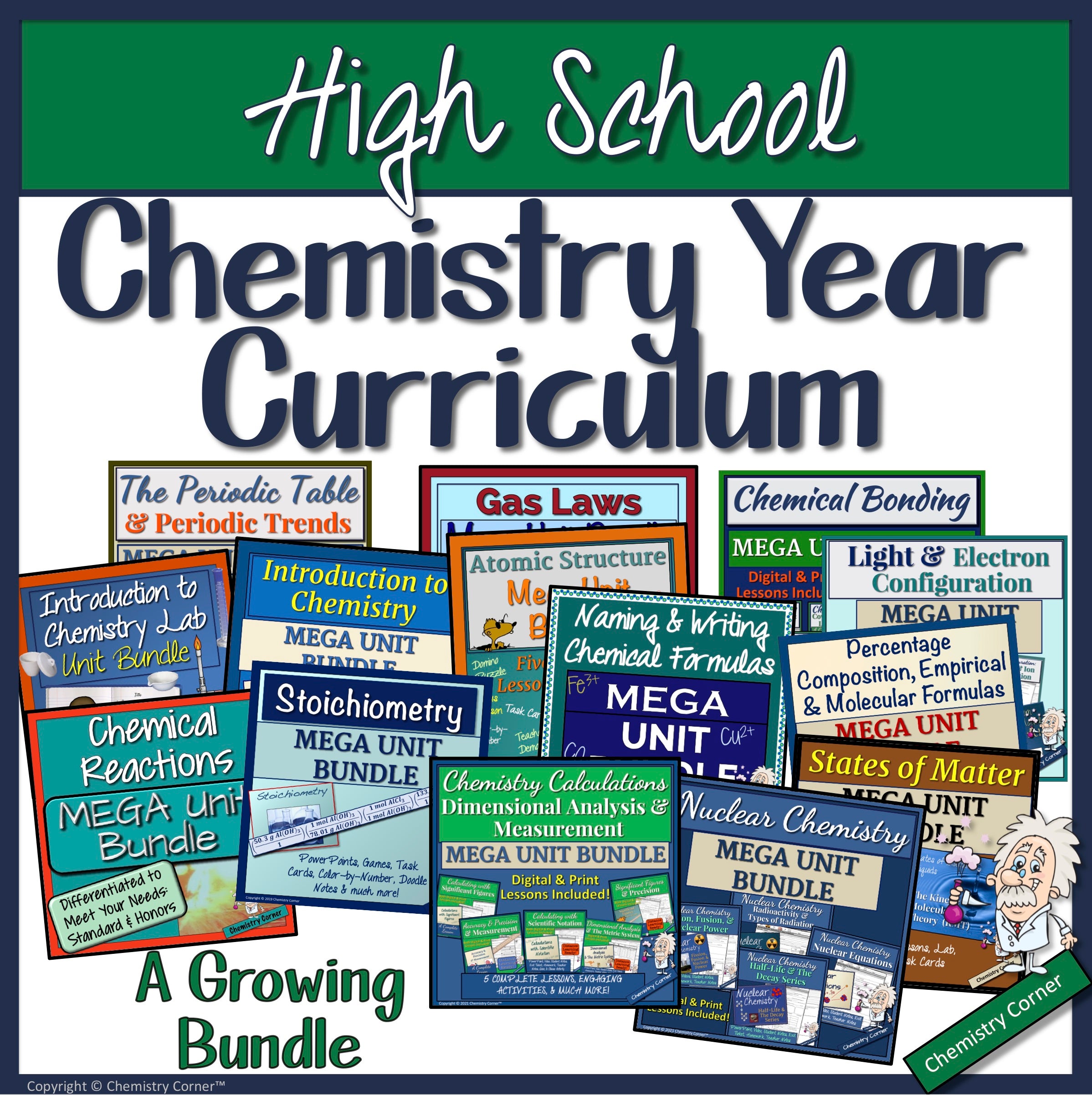High School Chemistry Year Curriculum Chemistry Corner