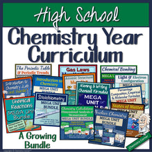 Load image into Gallery viewer, High School Chemistry Year Curriculum
