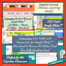 Load image into Gallery viewer, Chemical Reactions: Types of Chemical Reactions Print/Digital |Distance Learning