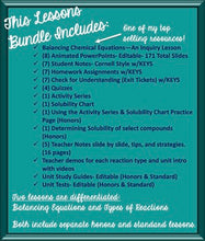 Load image into Gallery viewer, Chemical Reactions—Lessons Bundle