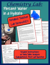Load image into Gallery viewer, Chemistry Lab: Percent Water in a Hydrate