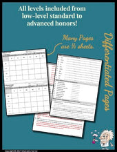 Load image into Gallery viewer, Chemistry: Differentiated Homework- Naming & Writing Chemical Formulas