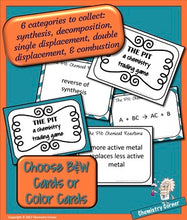 Load image into Gallery viewer, The Pit- A Chemistry Trading Game: Types of Reactions Edition