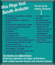 Load image into Gallery viewer, Chemistry- Chemical Reactions Mega Unit Bundle