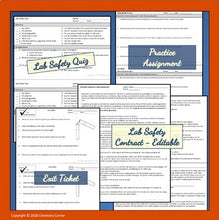 Load image into Gallery viewer, Chemistry Lab Safety Lesson: Digital & Print Lessons| Distance Learning