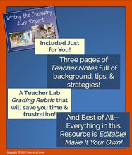 Load image into Gallery viewer, Writing the Chemistry Lab Report