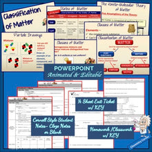 Load image into Gallery viewer, Chemistry: Classification of Matter- Print and Digital |Distance Learning