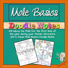 Load image into Gallery viewer, Mole Basics Doodle Notes