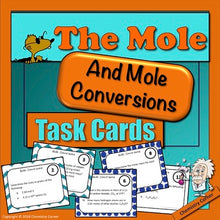 Load image into Gallery viewer, The Mole & Mole Conversions Task Cards