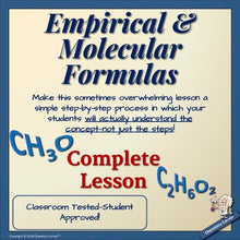 Load image into Gallery viewer, Empirical and Molecular Formulas