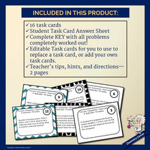 Load image into Gallery viewer, Percent Composition, Empirical & Molecular Formulas Task Cards