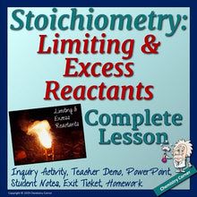 Load image into Gallery viewer, Stoichiometry: Limiting & Excess Reactants