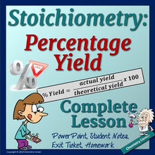 Load image into Gallery viewer, Stoichiometry: Percent Yield
