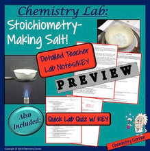 Load image into Gallery viewer, Chemistry Lab: Stoichiometry—Making Salt!