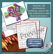 Load image into Gallery viewer, Stoichiometry Color-by-Number