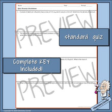 Load image into Gallery viewer, Chemistry Quiz: Density