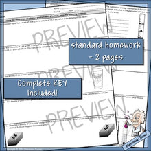 Load image into Gallery viewer, Chemistry Homework: Density Practice Problems