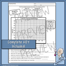 Load image into Gallery viewer, Chemistry Homework: Graphing Density