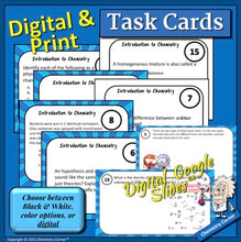 Load image into Gallery viewer, Introduction to Chemistry Task Cards - Print & Digital
