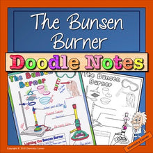 Load image into Gallery viewer, The Bunsen Burner Doodle Notes