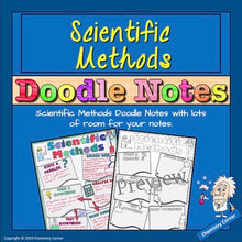 Load image into Gallery viewer, Scientific Methods Doodle Notes Print and Digital Distance Learning