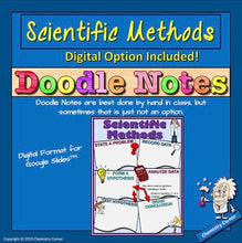 Load image into Gallery viewer, Scientific Methods Doodle Notes Print and Digital Distance Learning
