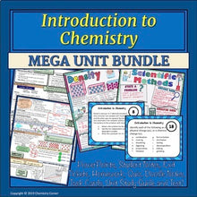 Load image into Gallery viewer, Introduction to Chemistry MEGA UNIT BUNDLE Distance Learning