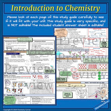 Load image into Gallery viewer, Introduction to Chemistry: Group Study Guide