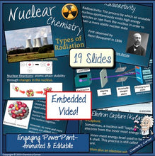 Load image into Gallery viewer, Nuclear Chemistry: Radioactivity & Types of Radiation