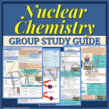 Load image into Gallery viewer, Nuclear Chemistry: Unit Group Study Guide