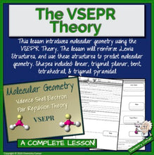 Load image into Gallery viewer, Chemical Bonding: The VSEPR Theory & Molecular Geometry |Distance Learning