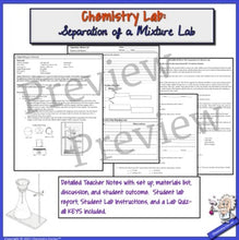 Load image into Gallery viewer, Chemistry Lab: Separating a Mixture Lab