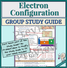 Load image into Gallery viewer, Electron Configuration: Unit Group Study Guide