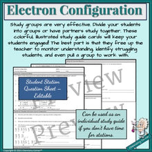 Load image into Gallery viewer, Electron Configuration: Unit Group Study Guide