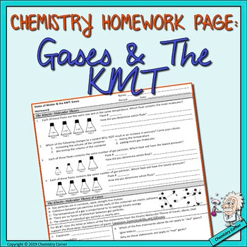Chemistry Homework: Gases & The Kinetic-Molecular Theory