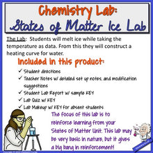 Load image into Gallery viewer, Chemistry Lab: States of Matter Ice Lab
