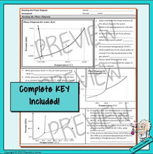 Load image into Gallery viewer, Chemistry Homework: Reading the Phase Diagram
