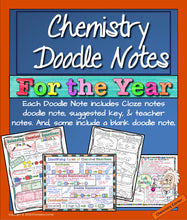 Load image into Gallery viewer, Chemistry Doodle Notes for a Year
