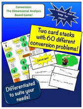 Load image into Gallery viewer, Chemistry Board Game-Conversion! The Dimensional Analysis Board Game
