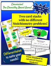 Load image into Gallery viewer, Chemistry Board Game—Conversion! Stoichiometry Edition

