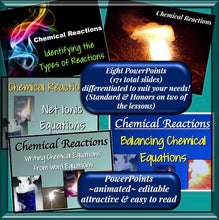 Load image into Gallery viewer, Chemical Reactions—Lessons Bundle
