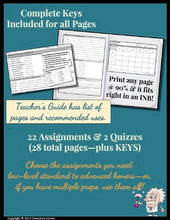 Load image into Gallery viewer, Chemistry: Differentiated Homework- Naming &amp; Writing Chemical Formulas
