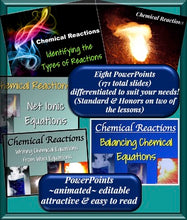 Load image into Gallery viewer, Chemistry- Chemical Reactions Mega Unit Bundle
