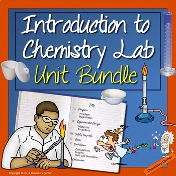 Introduction to Chemistry Lab Unit Bundle - Print & Digital |Distance Learning