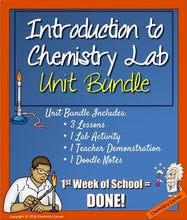 Load image into Gallery viewer, Introduction to Chemistry Lab Unit Bundle - Print &amp; Digital |Distance Learning
