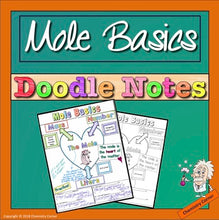 Load image into Gallery viewer, Mole Basics Doodle Notes
