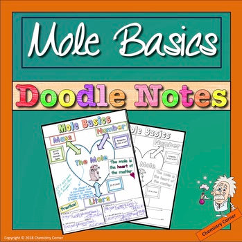 Mole Basics Doodle Notes