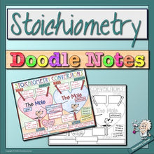 Load image into Gallery viewer, Stoichiometry Doodle Notes
